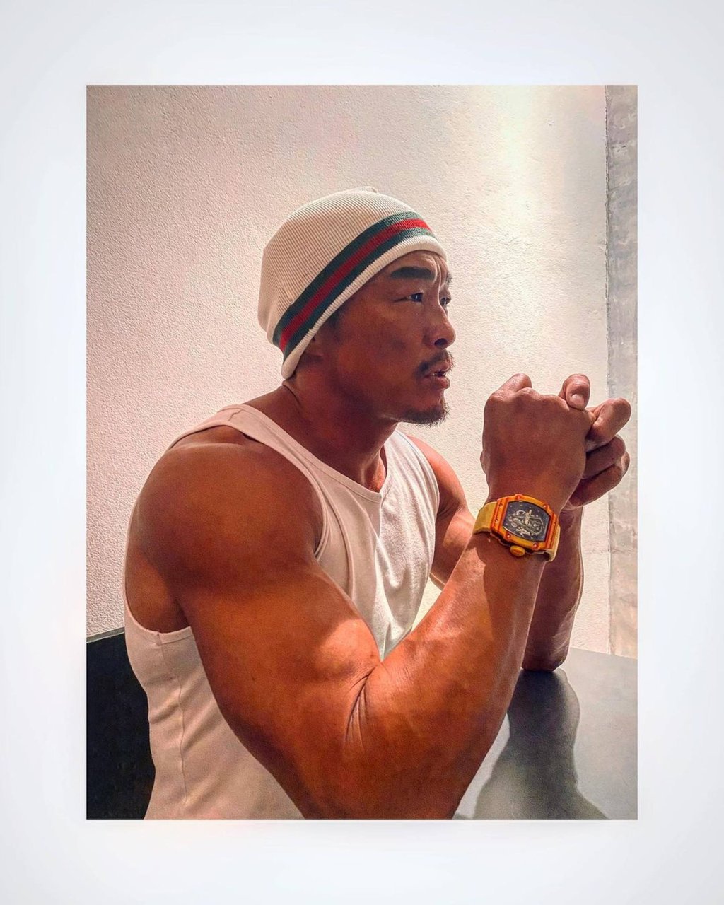 Choo Sung-hoon sporting a rare Richard Mille 27-03. Photo: @akiyamachoo/Instagram
