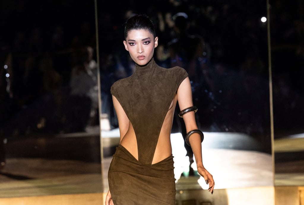 Inventive forms and silhouettes were presented during the LaQuan Smith autumn and winter 2023 collection at the Rainbow Room during Fashion Week in New York City, New York, US, on February 13. Photo: Reuters Inventive forms and silhouettes were presented during the LaQuan Smith autumn and winter 2023 collection at the Rainbow Room during Fashion Week in New York City, New York, US, on February 13. Photo: Reuters