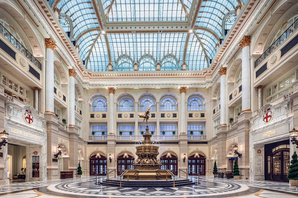 Fit for royalty, the court’s Crystal Palace. Photo: Londoner Court
