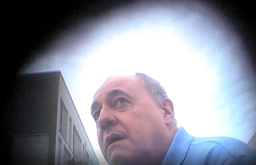 A still from a covert camera during Russian spy David Smith’s meeting with an undercover UK agent in a sting operation. Photo: AFP/Metropolitan Police A still from a covert camera during Russian spy David Smith’s meeting with an undercover UK agent in a sting operation. Photo: AFP/Metropolitan Police