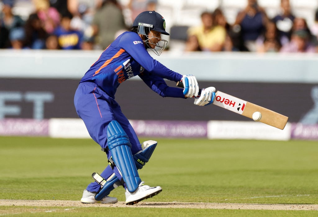 India’s Smriti Mandhana became the most expensive player in women’s cricket. Photo: Reuters