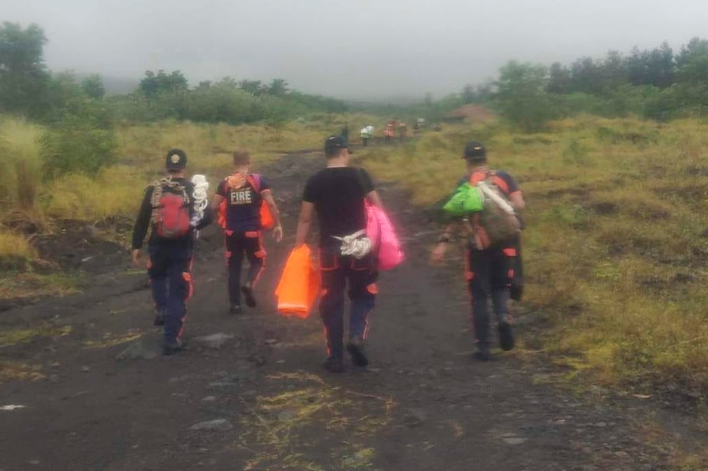 Rescuers in Albay province on Monday continue their search for passengers of a Cessna 340 aircraft that went missing over the weekend. Photo: Bureau of Fire Protection Camalig via AP Rescuers in Albay province on Monday continue their search for passengers of a Cessna 340 aircraft that went missing over the weekend. Photo: Bureau of Fire Protection Camalig via AP