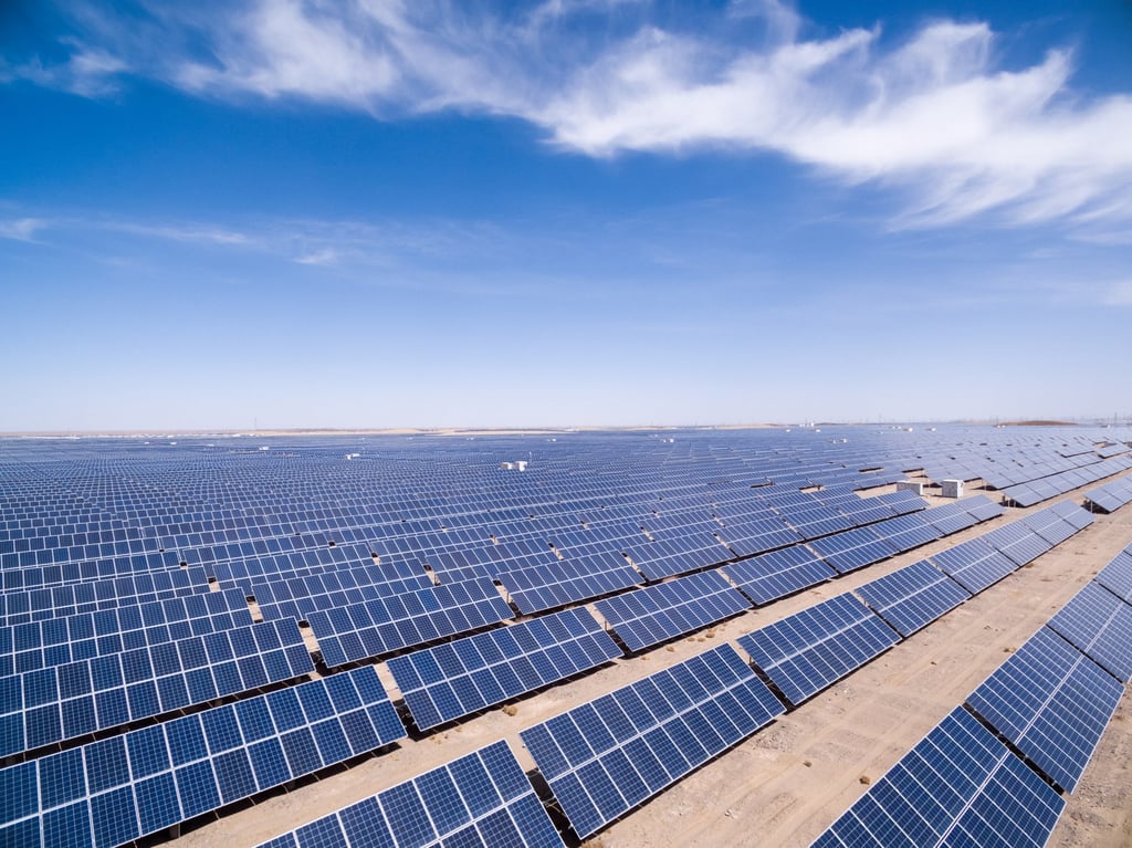 Investment in solar energy work in China is one example of sustainable finance, for which there has been increased demand from the public. Photo: Shutterstock