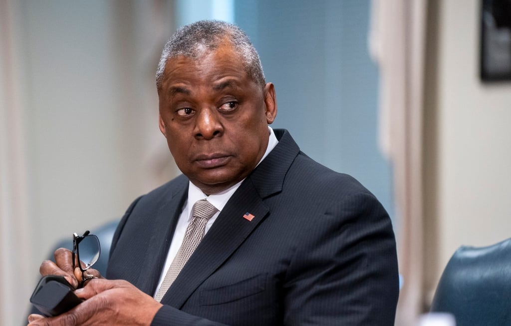 US Secretary of Defence Lloyd Austin, pictured during a meeting at the Pentagon in Arlington, Virginia, on February 10. Photo: EPA-EFE