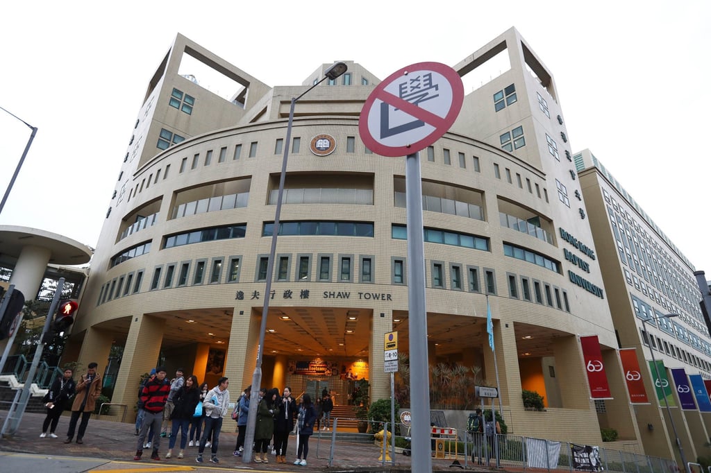 Baptist University has said it will regularly review its teaching skills, including the proper use of technologies to further learning. Photo: Nora Tam Baptist University has said it will regularly review its teaching skills, including the proper use of technologies to further learning. Photo: Nora Tam