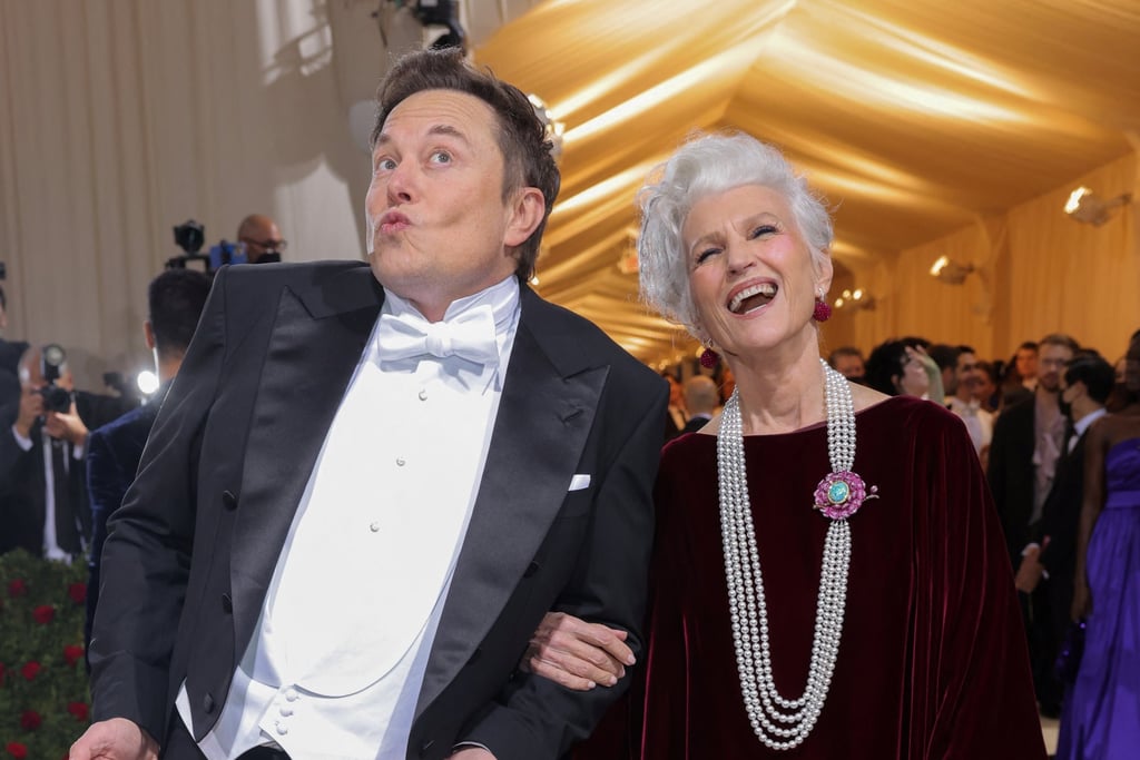 Elon Musk and Maye Musk arrive at the In America: An Anthology of Fashion themed Met Gala at the Metropolitan Museum of Art in New York City, US, in May 2022. Photo: Reuters