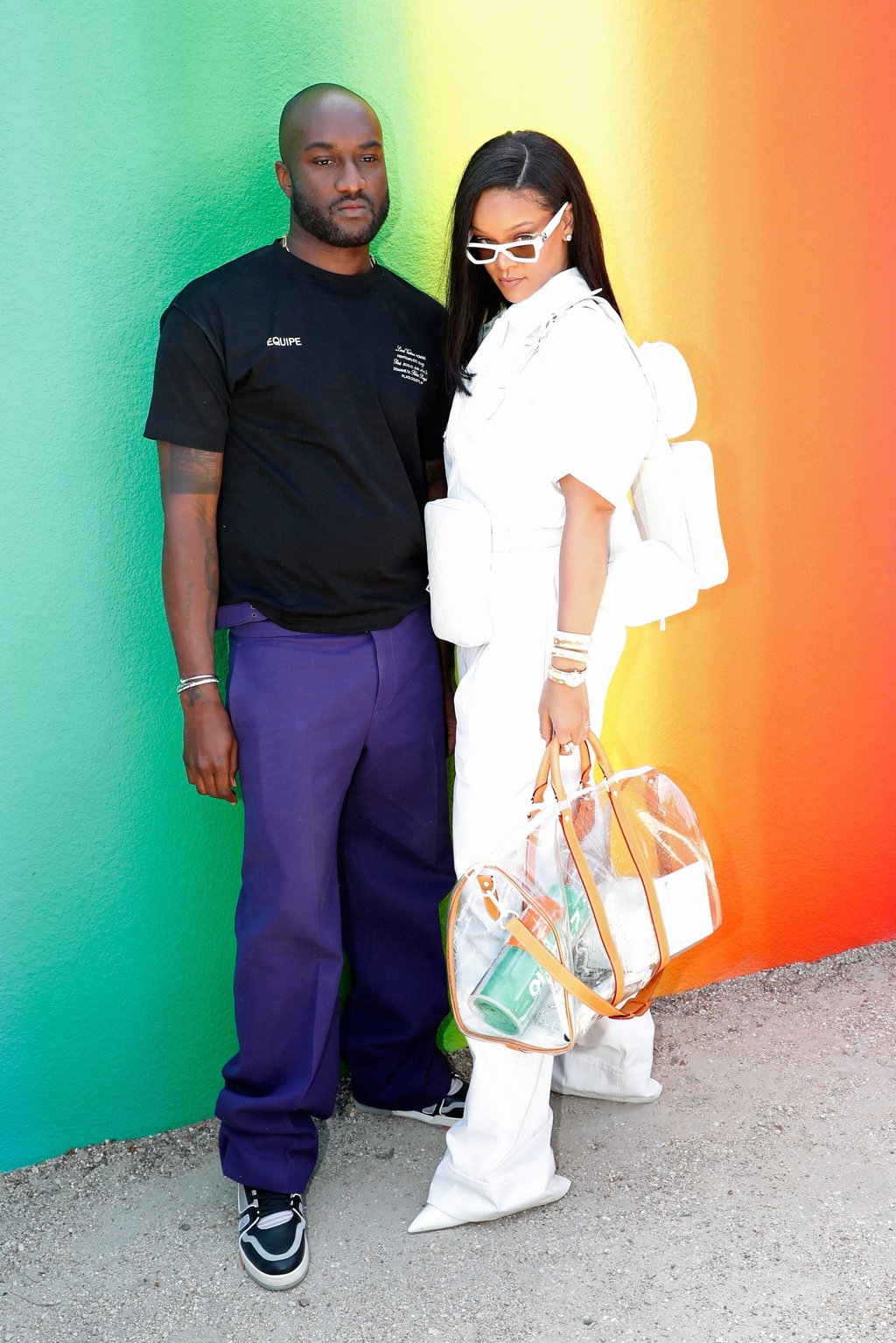 Celebrities wearing off white shoes online