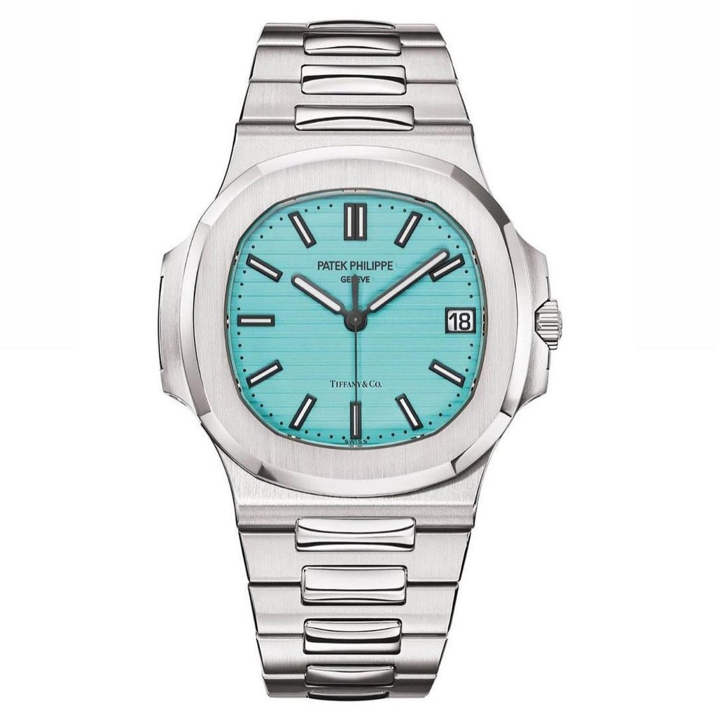 The highly sought-after Patek Philippe Nautilus Tiffany & Co. watch. Photo: @watchs/Instagram