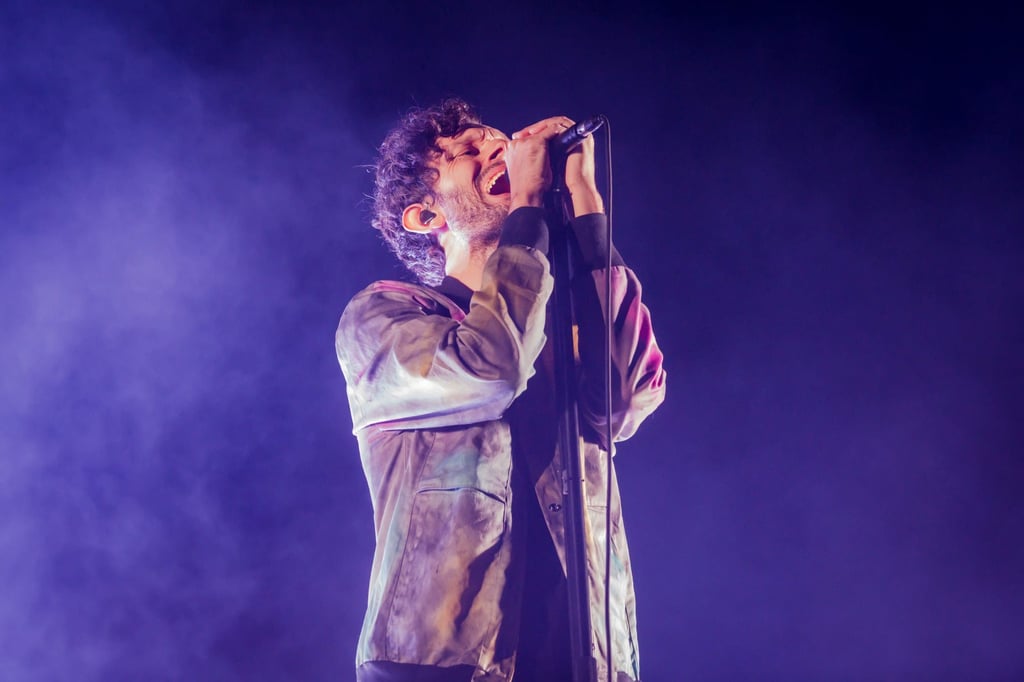 Sascha Ring of the German band Moderat during a concert in Berlin, Germany, in 2022. Photo: Getty Images