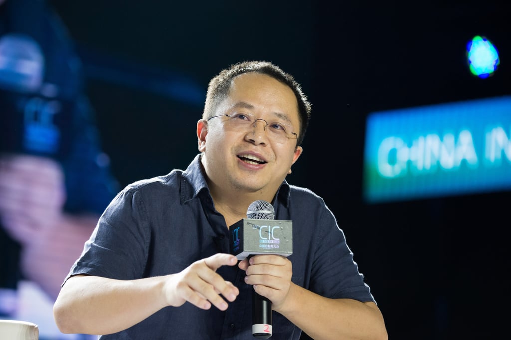 Zhou Hongyi, founder of 360 Security, gives a speech at the China Internet Conference in Beijing on August 28, 2014. Photo: Shutterstock Zhou Hongyi, founder of 360 Security, gives a speech at the China Internet Conference in Beijing on August 28, 2014. Photo: Shutterstock