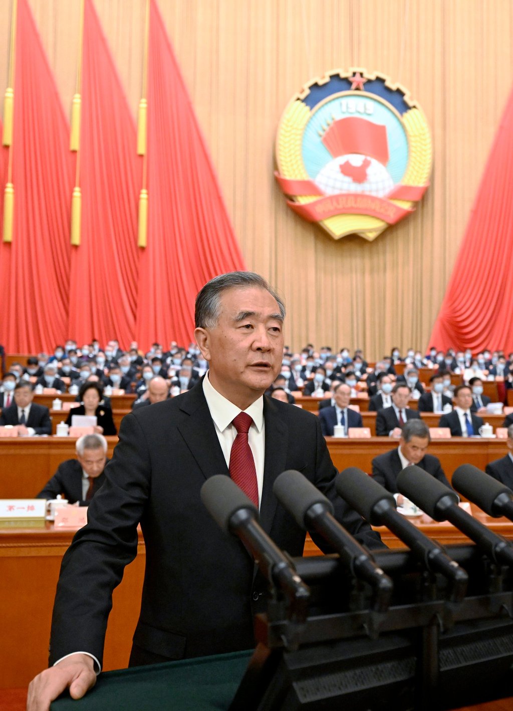 Wang Yang, chairman of the Chinese People’s Political Consultative Conference, in Beijing on Saturday. Photo: XInhua