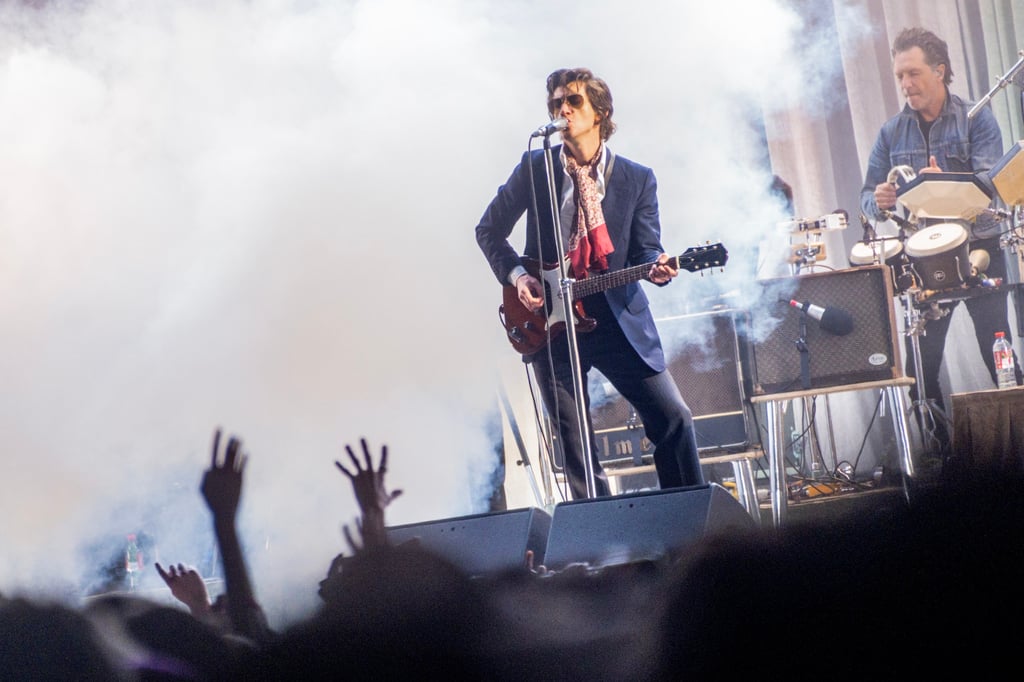 Singer Alex Turner of the Arctic Monkeys performs at Clockenflap Music and Arts Festival day one at Central Harbourfront. Photo: Sun Yeung