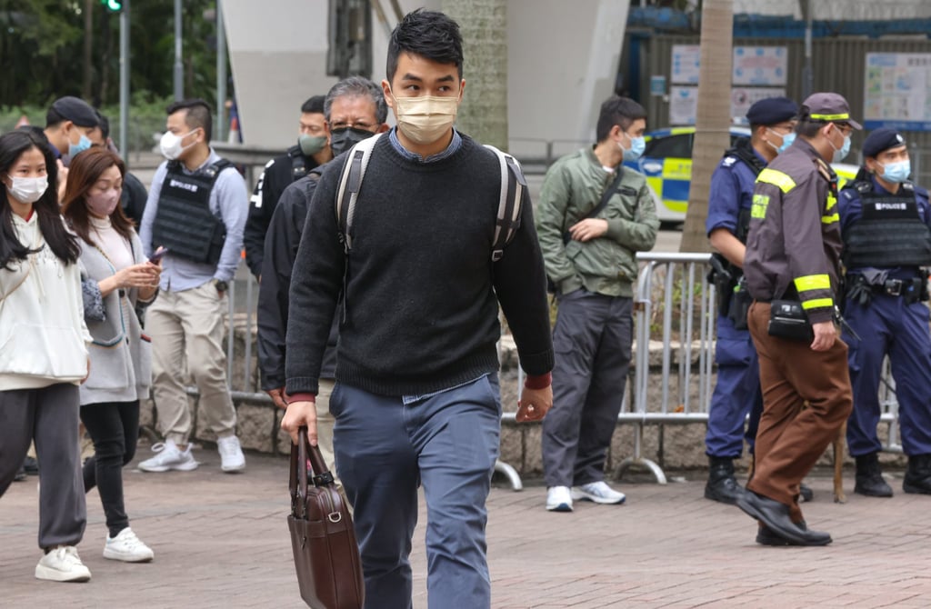 Tat Cheng arriving at West Kowloon Court in February. Photo: Jonathan Wong Tat Cheng arriving at West Kowloon Court in February. Photo: Jonathan Wong