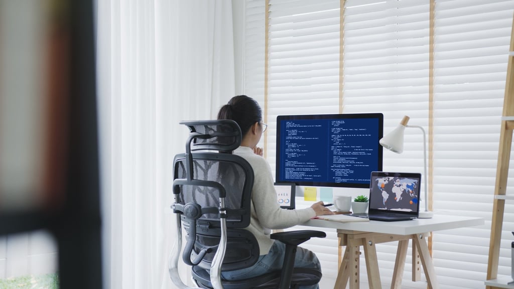 DBS employees can use the bank’s iFlex$ system to purchase equipment that enhances their experience of working from home. Photo: Shutterstock