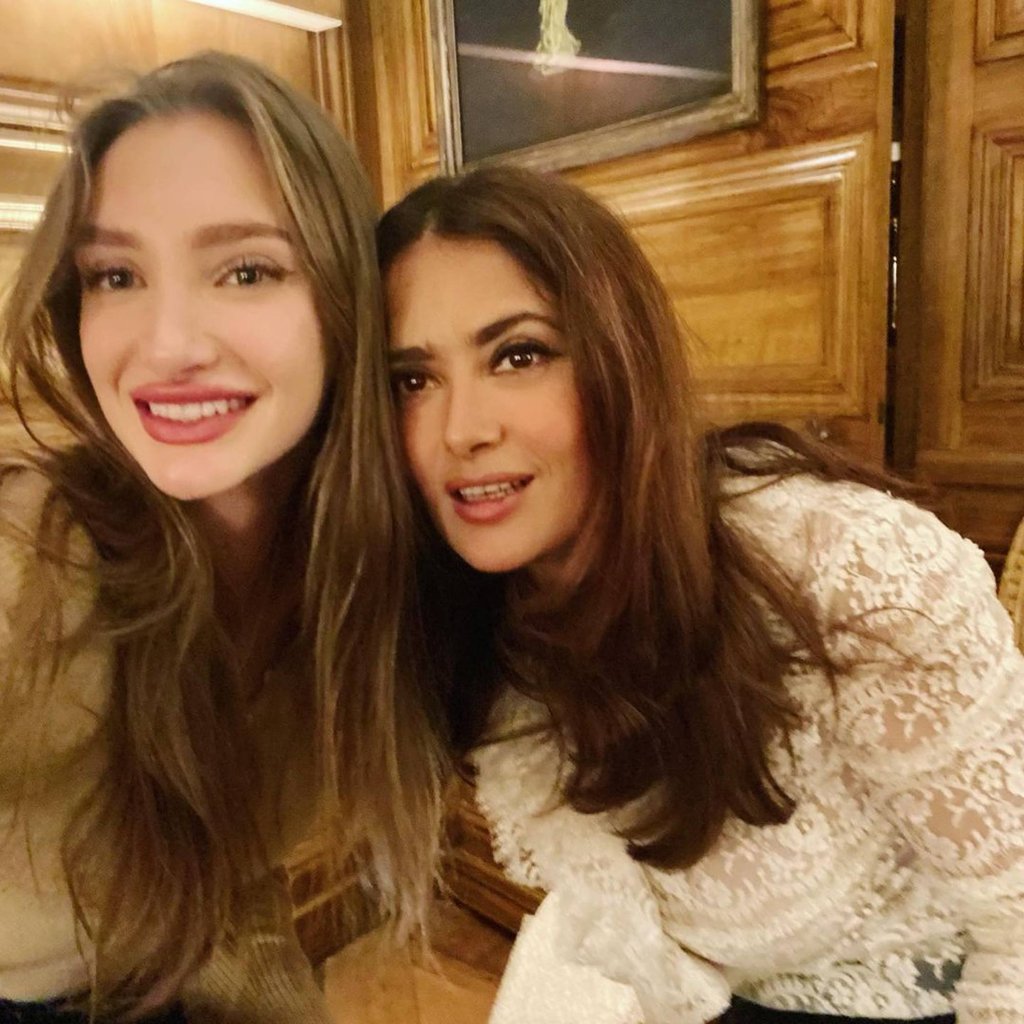 Salma Hayek with her stepdaughter Mathilde. Photo: @salmahayek/Instagram Salma Hayek with her stepdaughter Mathilde. Photo: @salmahayek/Instagram