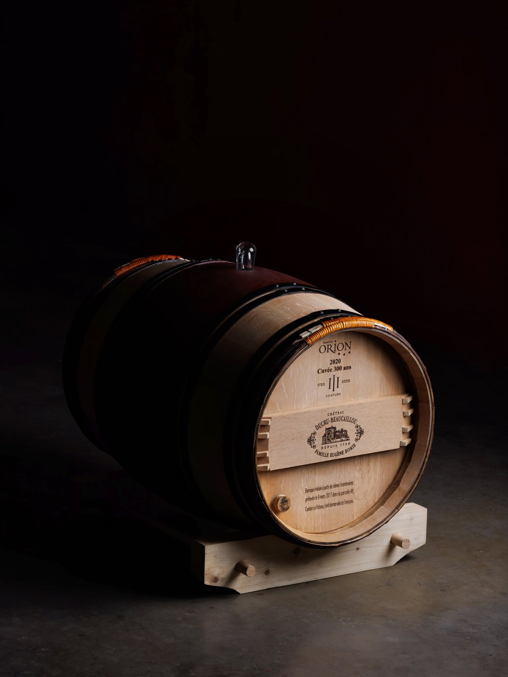 The winery is located on the bank of the Gironde river in Bordeaux, France