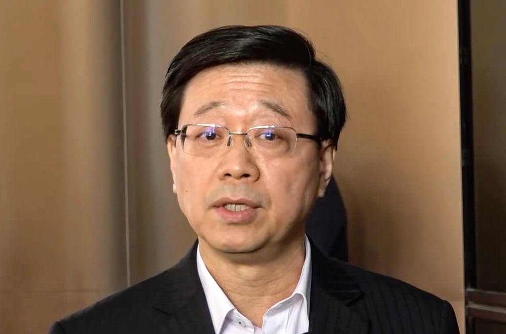Chief Executive John Lee plans to attend the closing ceremony of the NPC on Monday morning. Photo: Handout Chief Executive John Lee plans to attend the closing ceremony of the NPC on Monday morning. Photo: Handout