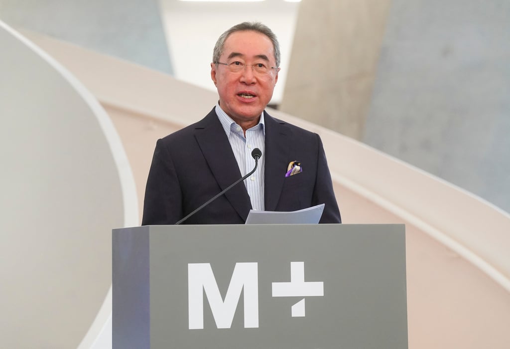 Chairman of the West Kowloon Culture District Authority Henry Tang Ying-yen at the opening of M+ in November 2021. Photo: Sam Tsang Chairman of the West Kowloon Culture District Authority Henry Tang Ying-yen at the opening of M+ in November 2021. Photo: Sam Tsang