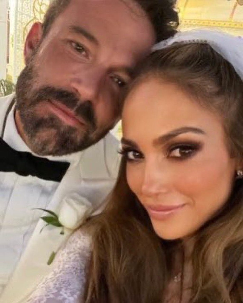 Ben Affleck and Jennifer Lopez got married in Las Vegas in July last year. Photo: @BstOfAffleck/Twitter