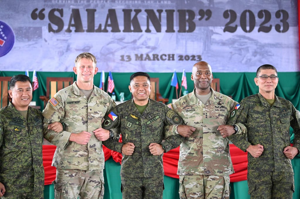 More than 3,000 Filipino and US soldiers will participate in the three-week long annual exercises called Salaknib, which involve multiple small-arms live-fire exercises, artillery and mortar live-fire events, and construction projects. Photo: AFP