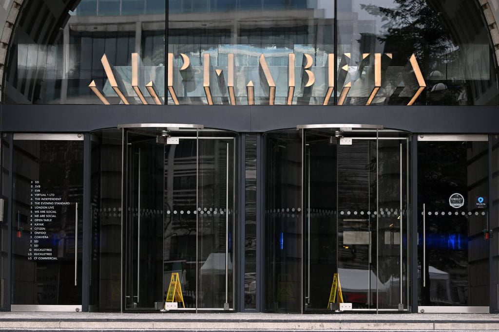 The Alphabeta Building, where the offices of Silicon Valley Bank UK (SVB) are based, is pictured in London on March 12, 2023. Photo: Agence France-Presse The Alphabeta Building, where the offices of Silicon Valley Bank UK (SVB) are based, is pictured in London on March 12, 2023. Photo: Agence France-Presse