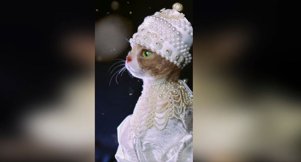 It's so beautiful': Chinese woman dresses pet cat in elaborate handmade  costumes, turning feline into social media royalty | South China Morning  Post