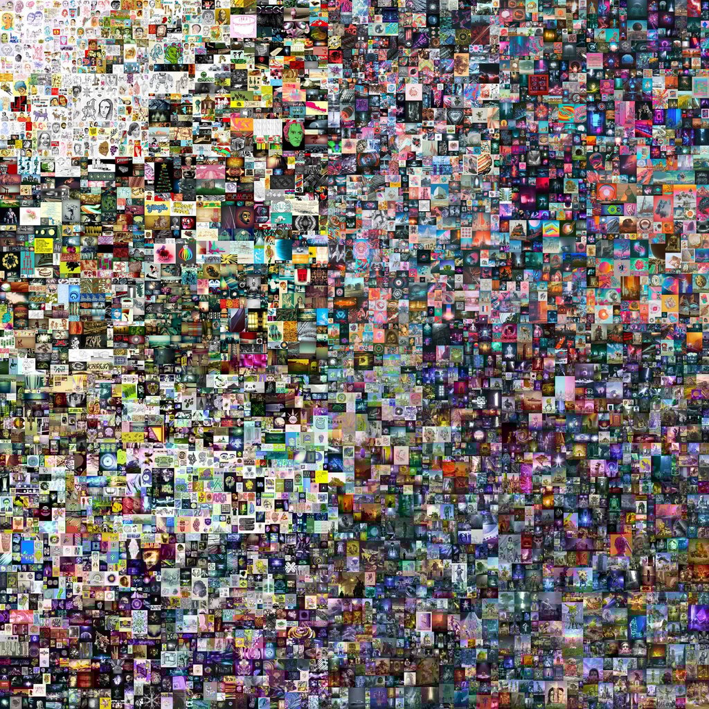 Beeple’s record-breaking NFT artwork, Everydays: The First 5000 Days. Photo: Beeple Beeple’s record-breaking NFT artwork, Everydays: The First 5000 Days. Photo: Beeple