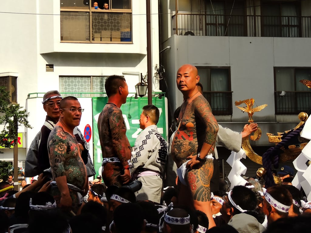 Yakuza gang members in Tokyo. File photo: Shutterstock