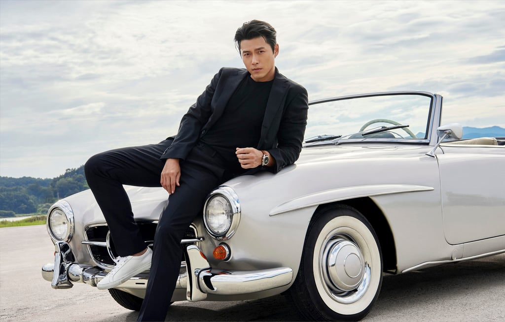 Hyun Bin looking the epitome of style in an Omega campaign from 2022. Photo: Omega