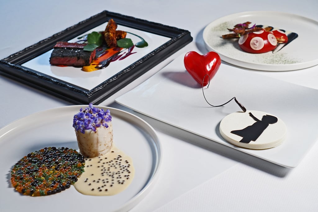 Select dishes from the Artistry Moments menu.