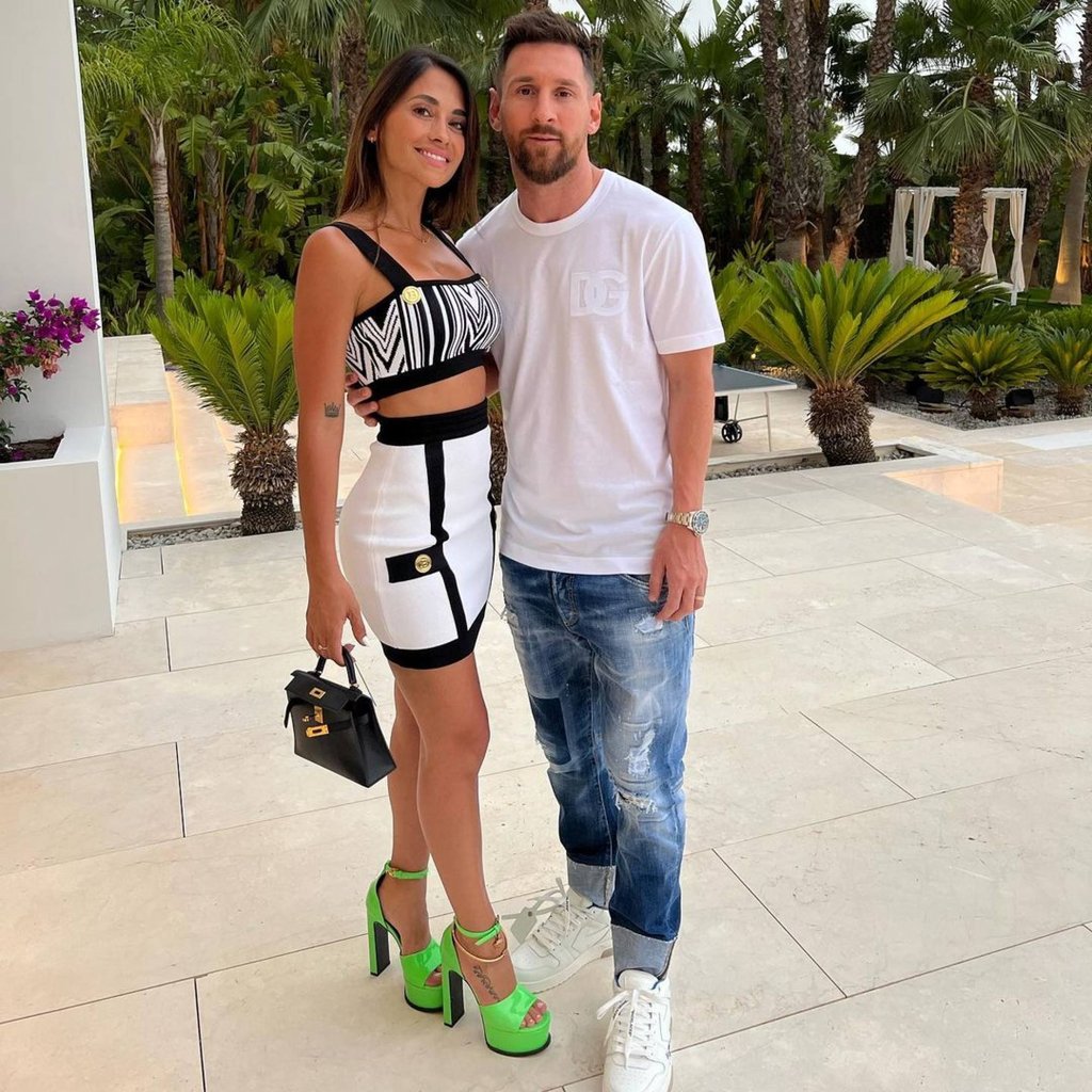Antonela Roccuzzo celebrating her husband Lionel Messi’s birthday in June 2022. Photo: @antonelaroccuzzo/Instagram Antonela Roccuzzo celebrating her husband Lionel Messi’s birthday in June 2022. Photo: @antonelaroccuzzo/Instagram