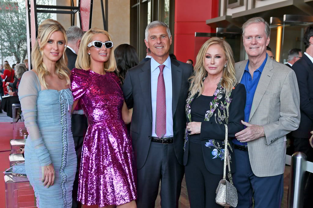 Nicky Hilton Rothschild, Paris Hilton, president and CEO of Hilton Christopher J. Nassetta, Kathy Hilton and Richard Hilton attend the Resorts World Las Vegas Grand Opening in June 2021, in Las Vegas, Nevada. Photo: Getty Images Nicky Hilton Rothschild, Paris Hilton, president and CEO of Hilton Christopher J. Nassetta, Kathy Hilton and Richard Hilton attend the Resorts World Las Vegas Grand Opening in June 2021, in Las Vegas, Nevada. Photo: Getty Images