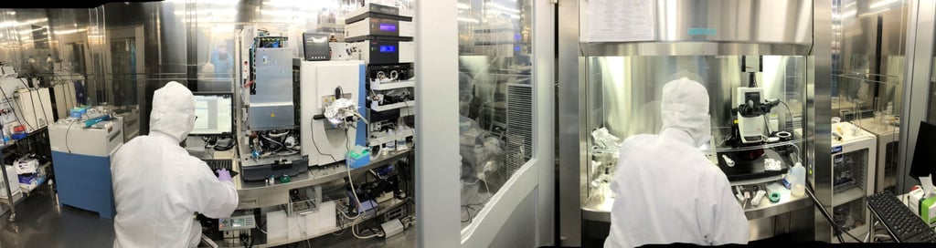 Scientists analyse rock samples retrieved from the asteroid Ryugu in the “clean room” at Kyushu University in Japan. Photo: Kyushu University/Hokkaido University/JAMSTEC Handout via Reuters
