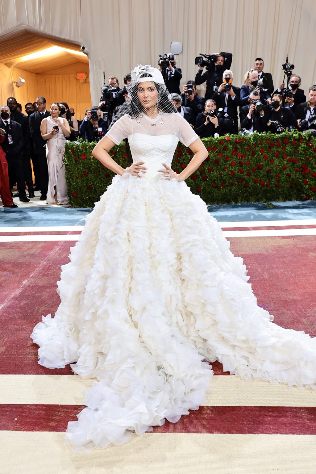 Beyonce off white gown top