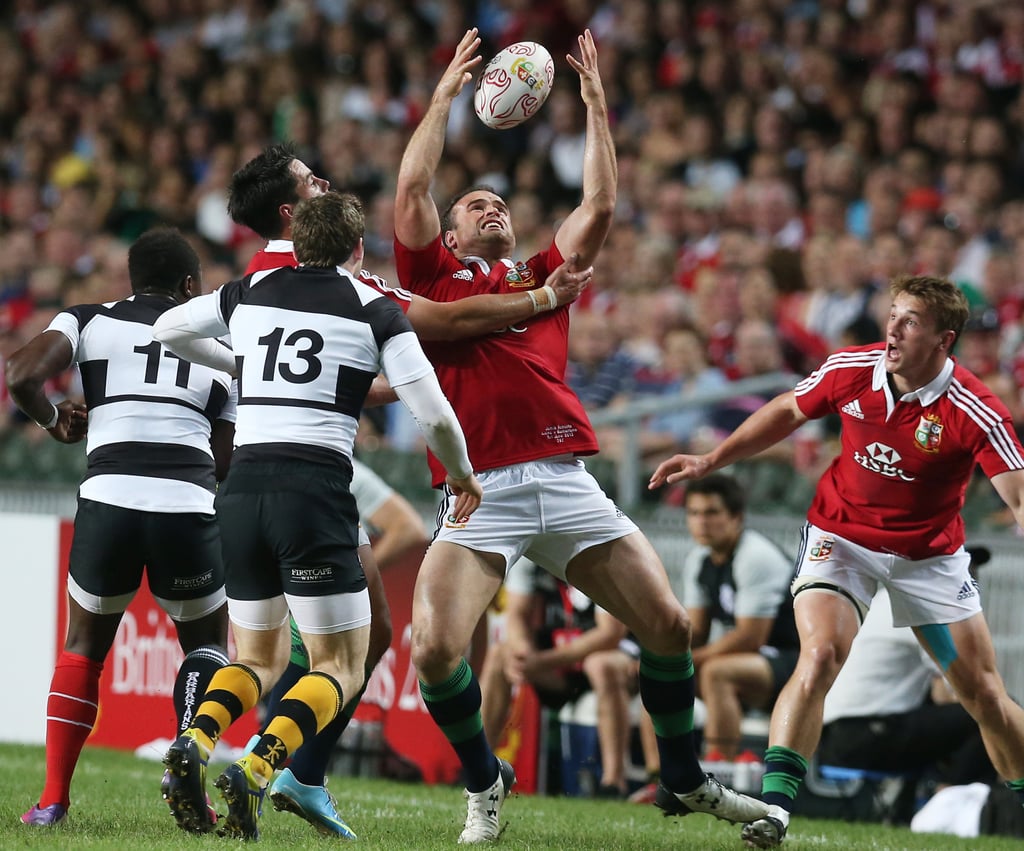 The Lions took on the Barbarians as a tour warm-up in Hong Kong en route to Australia in 2013. Photo: Sam Tsang