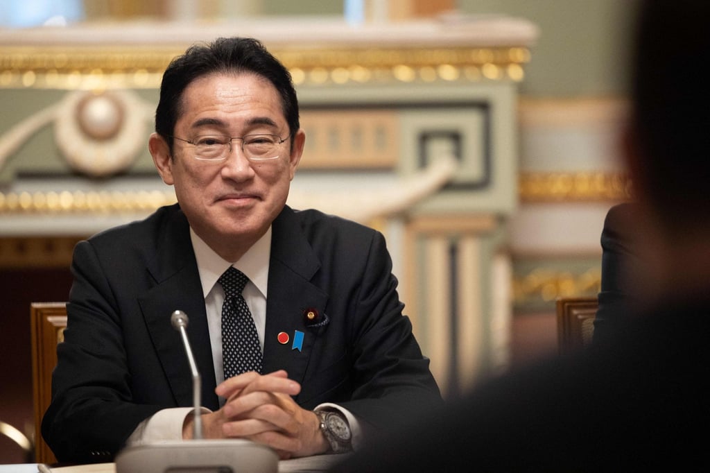 Kishida announced the provision of US$5.5 billion in additional financial assistance to Kyiv, along with US$30 million in non-lethal military equipment. Photo: AFP Kishida announced the provision of US$5.5 billion in additional financial assistance to Kyiv, along with US$30 million in non-lethal military equipment. Photo: AFP