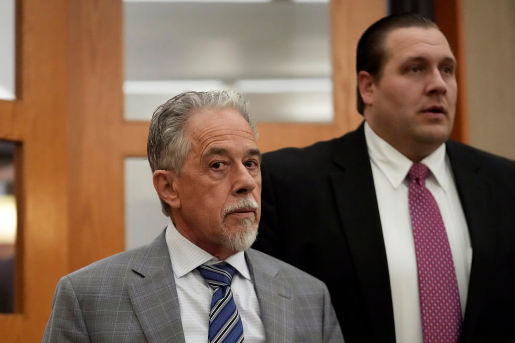 Terry Sanderson arrives at court in Park City, Utah, on Tuesday. Photo: AP