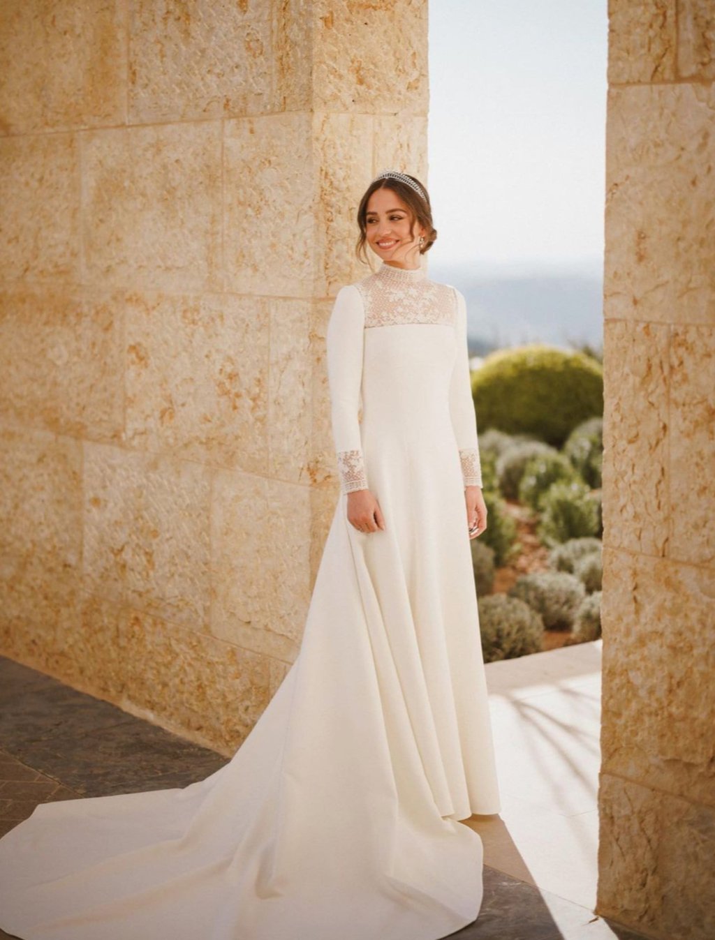 Princess Iman on her wedding day on March 12. Photo: @dior/Instagram Princess Iman on her wedding day on March 12. Photo: @dior/Instagram