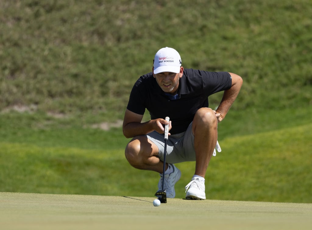 Sergio Garcia during the fourth round of the Asian Tour’s International Series Oman. Photo: Asian Tour. Sergio Garcia during the fourth round of the Asian Tour’s International Series Oman. Photo: Asian Tour.