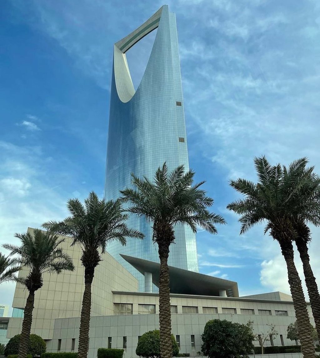 Four Seasons Hotel is located in Riyadh’s Kingdom Tower. Photo: @fsriyadh/Instagram