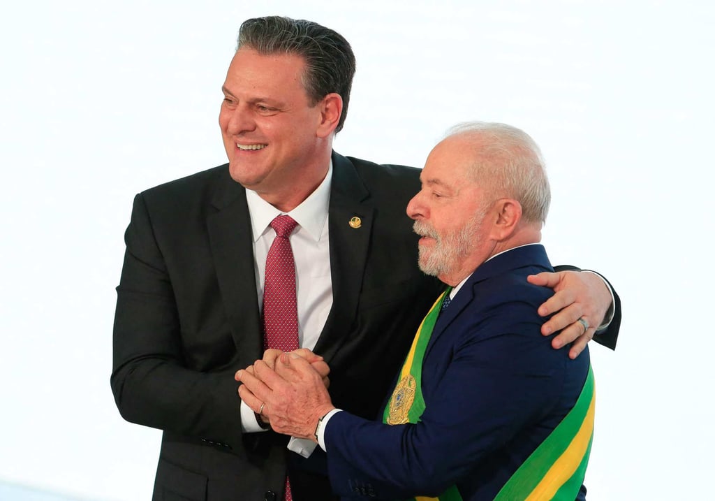 Brazil’s President Luiz Inacio Lula da Silva (right) with agriculture and livestock minister Carlos Favaro. Photo: AFP Brazil’s President Luiz Inacio Lula da Silva (right) with agriculture and livestock minister Carlos Favaro. Photo: AFP