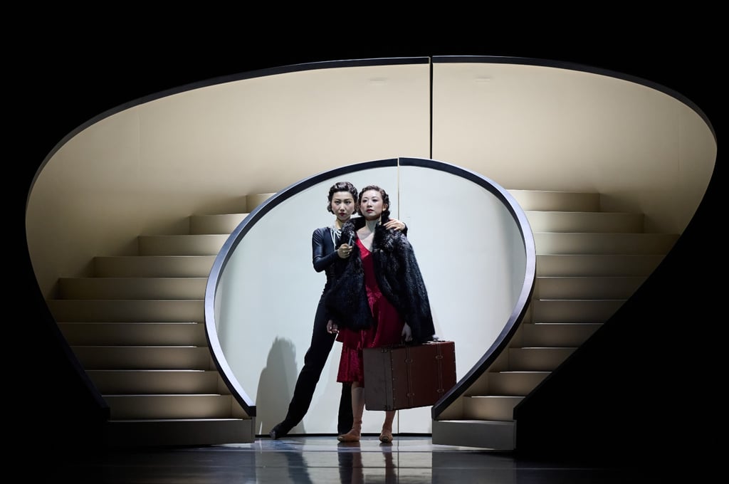 The use of moving staircases was enhanced by superb lighting. Photo: Conrad Dy-Liacco The use of moving staircases was enhanced by superb lighting. Photo: Conrad Dy-Liacco