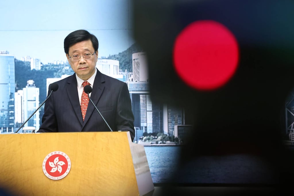 Hong Kong Chief Executive John Lee. Photo: K. Y. Cheng Hong Kong Chief Executive John Lee. Photo: K. Y. Cheng