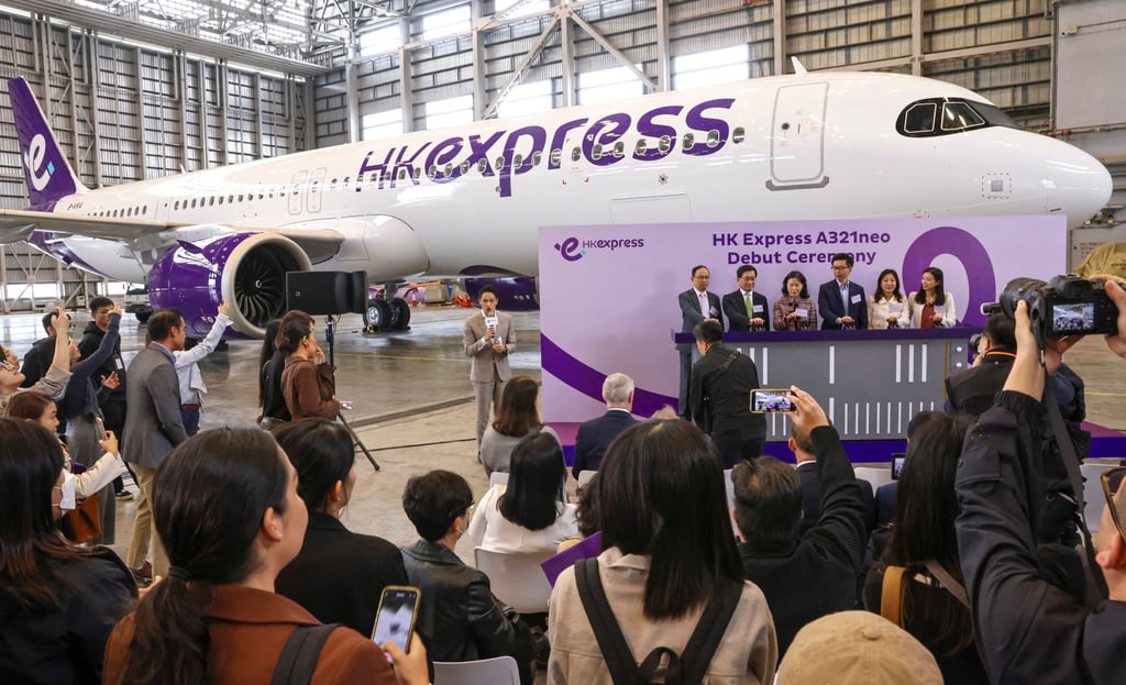 HK Express marks the arrival of the new Airbus A321neo. Photo: K. Y. Cheng HK Express marks the arrival of the new Airbus A321neo. Photo: K. Y. Cheng