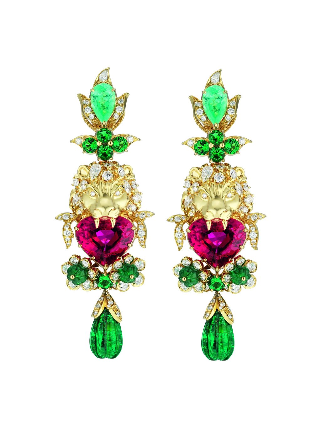 Gucci Lionhead earrings. Photo: Gucci