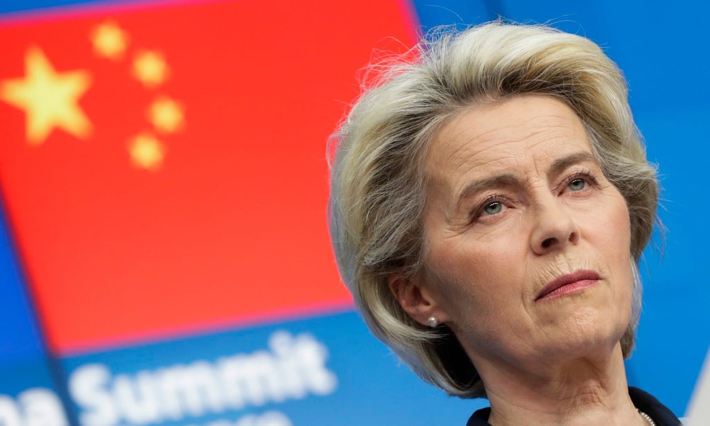 Von der Leyen recently seemed to dismiss suggestions that China would continue to open its economy to European firms. Photo: EPA-EFE Von der Leyen recently seemed to dismiss suggestions that China would continue to open its economy to European firms. Photo: EPA-EFE