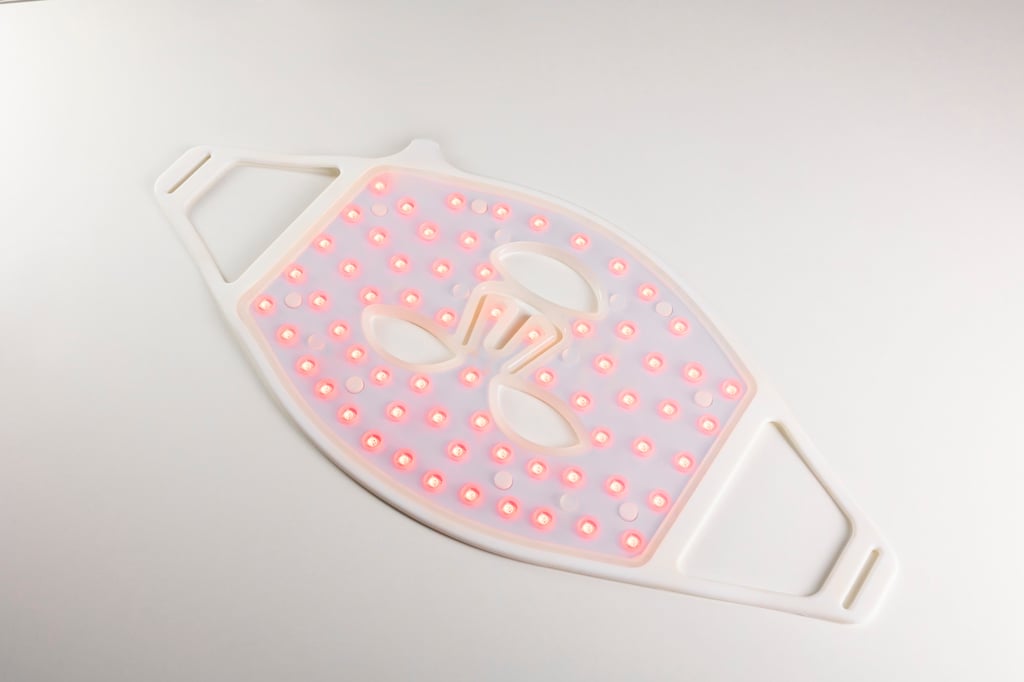 CurrentBody’s LED light therapy face mask is simple to use and highly effective. Photo: CurrentBody Mask