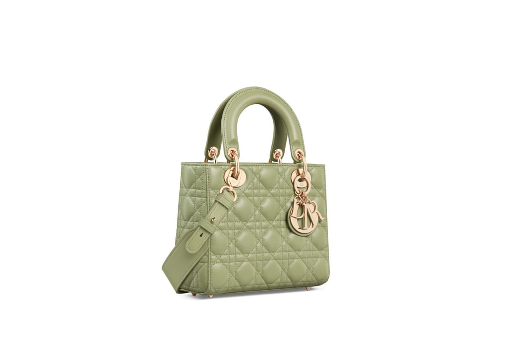 Dior Small Lady Dior bag in lambskin, with removable and adjustable shoulder strap. Photo: Dior Dior Small Lady Dior bag in lambskin, with removable and adjustable shoulder strap. Photo: Dior