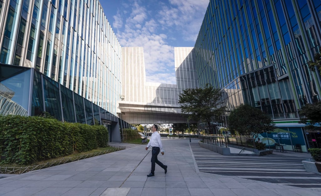 Sinic Holdings’ Shanghai headquarters. The Chinese property developer will be delisted from Hong Kong on April 13. Photo: EPA-EFE Sinic Holdings’ Shanghai headquarters. The Chinese property developer will be delisted from Hong Kong on April 13. Photo: EPA-EFE