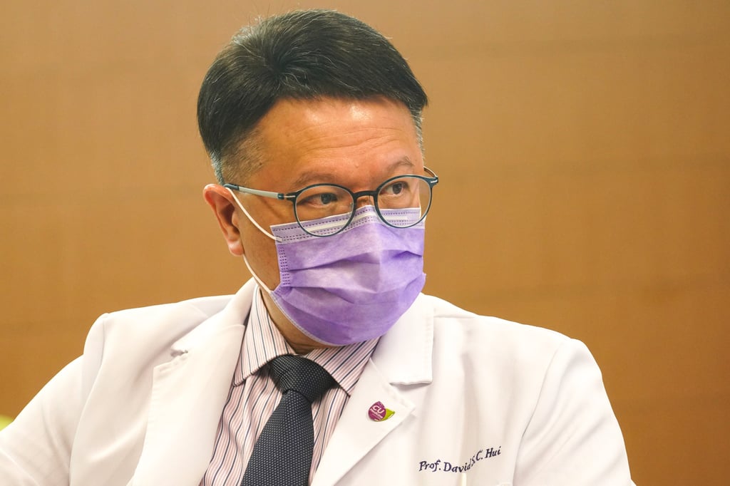 Professor David Hui says the end of the mask mandate and waning immunity are behind the increase in the reproduction rate. Photo: Winson Wong